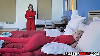 Lesbian Milf And Her Stepdaughter Explore Their Sexuality