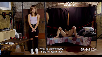 Teen Slave Experiences Fear During Torture Scene With Older Slave Mistress